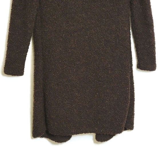 J. McLaughlin Alpaca Wool Blend Boucle Brown Duster Cardigan Sweater Size XS - Picture 9 of 13